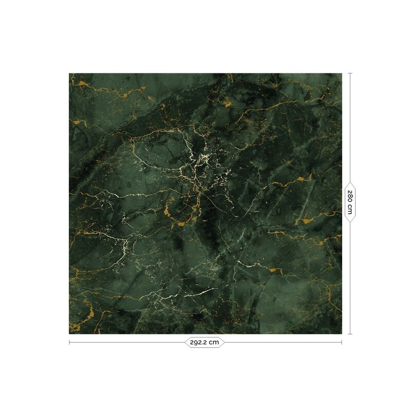 KEK Amsterdam-collectie Behang Frans Uyterlinde - Marble, green (6 sheets)