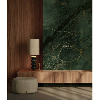 KEK Amsterdam Behang Frans Uyterlinde - Marble, green (6 sheets)