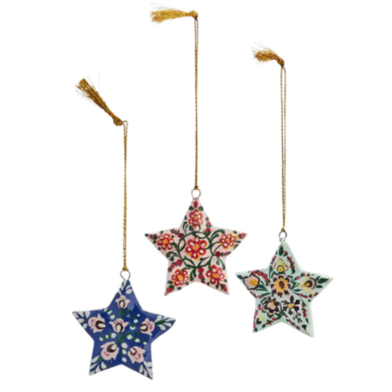 Madam Stoltz-collectie Handmade paper mache stars