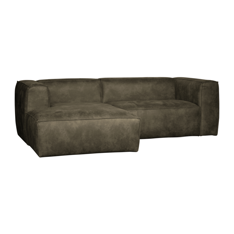 WOOOD-collectie BEAN CHAISE LONGUE BANK LINKS ECOLEER ARMY