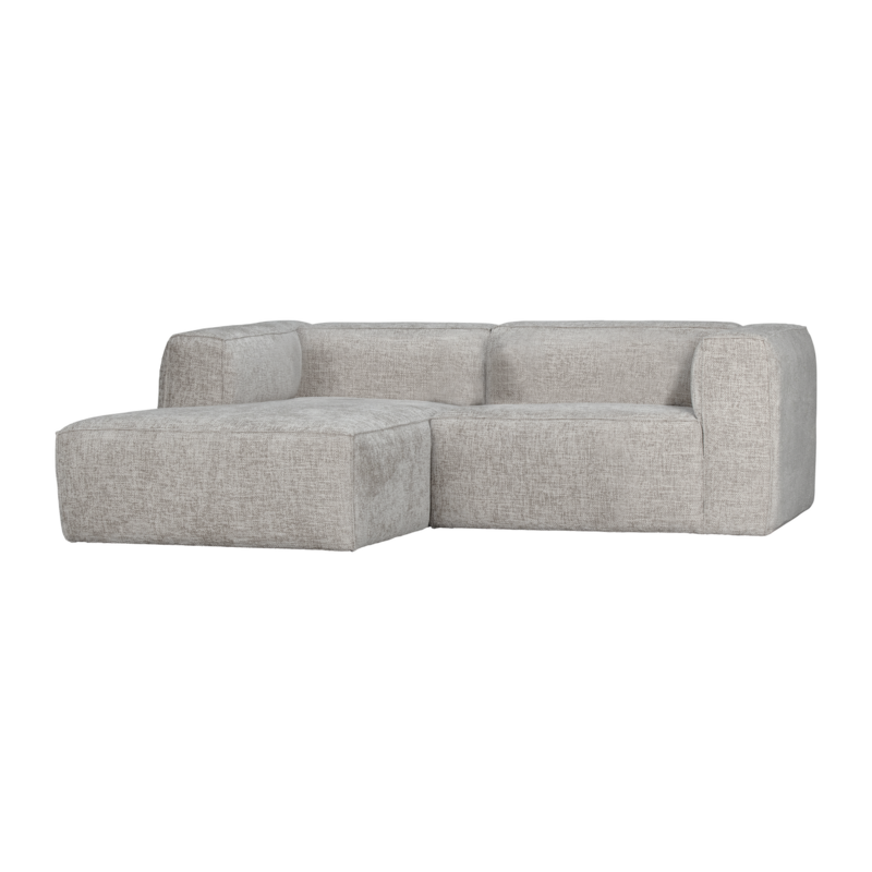 WOOOD-collectie BEAN CHAISE LONGUE BANK LINKS GROVE MELANGE NATUREL