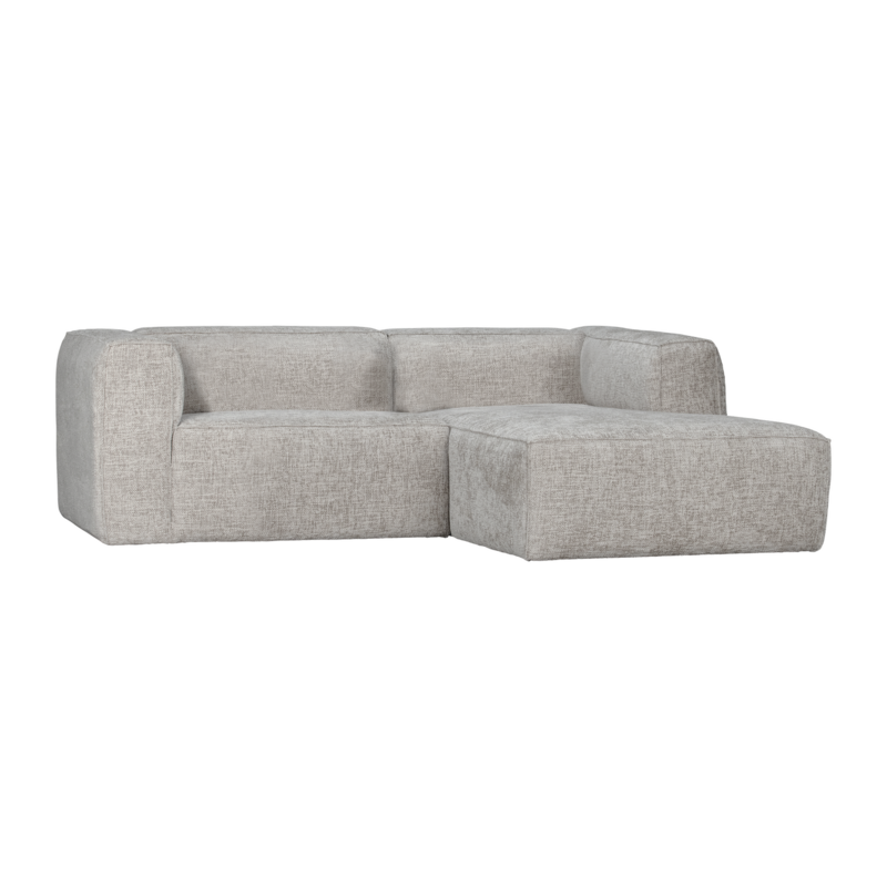 WOOOD-collectie BEAN CHAISE LONGUE BANK RECHTS GROVE MELANGE NATUREL