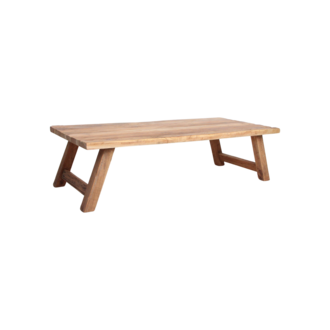 Raw Materials Farmwood rechthoekige salontafel - FSC-gerecycled hout - 140x65x38 cm