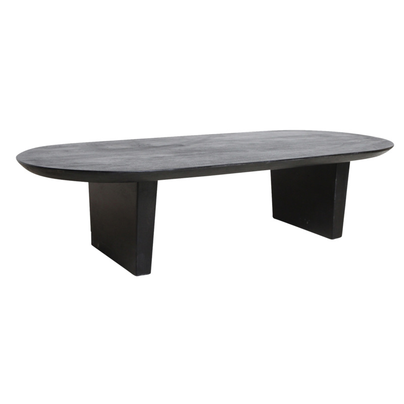 Raw Materials-collectie Bullnose coffee table black