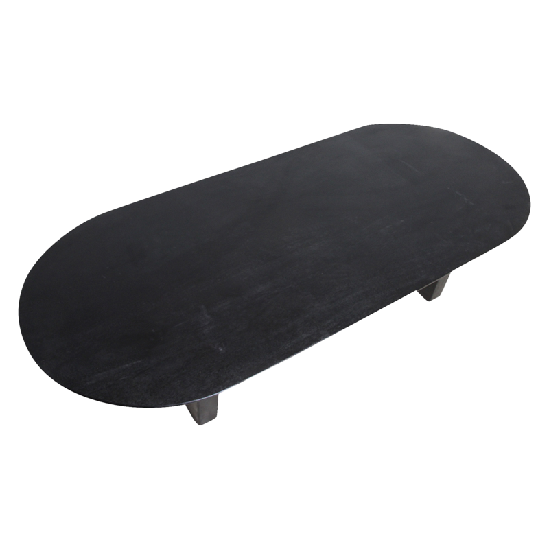 Raw Materials-collectie Bullnose coffee table black