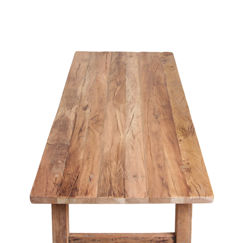 Raw Materials-collectie Farmwood rechthoekige salontafel - FSC-gerecycled hout - 140x65x38 cm