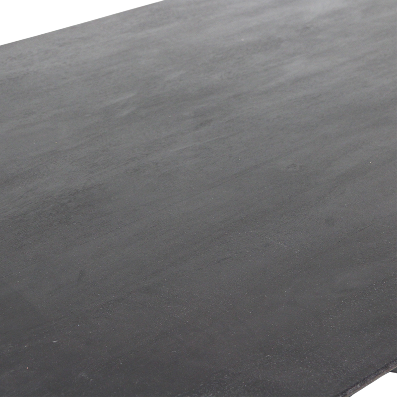 Raw Materials-collectie Bullnose dining table - black - 200 cm - closed base