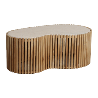 Raw Materials Infinity marmeren salontafel Pool - 93x54x35 cm