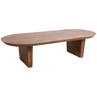 Raw Materials Bullnose coffee table brown