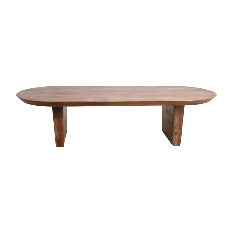 Raw Materials-collectie Bullnose coffee table brown