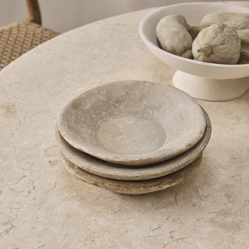 Raw Materials-collectie Infinity ronde marmeren eettafel -  Ø 120 cm