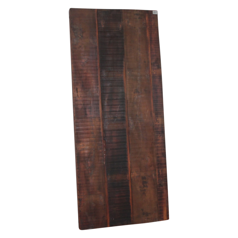 Raw Materials-collectie Inklapbare vintage eettafel XL - Gerecycled hout - 190x80x76 cm