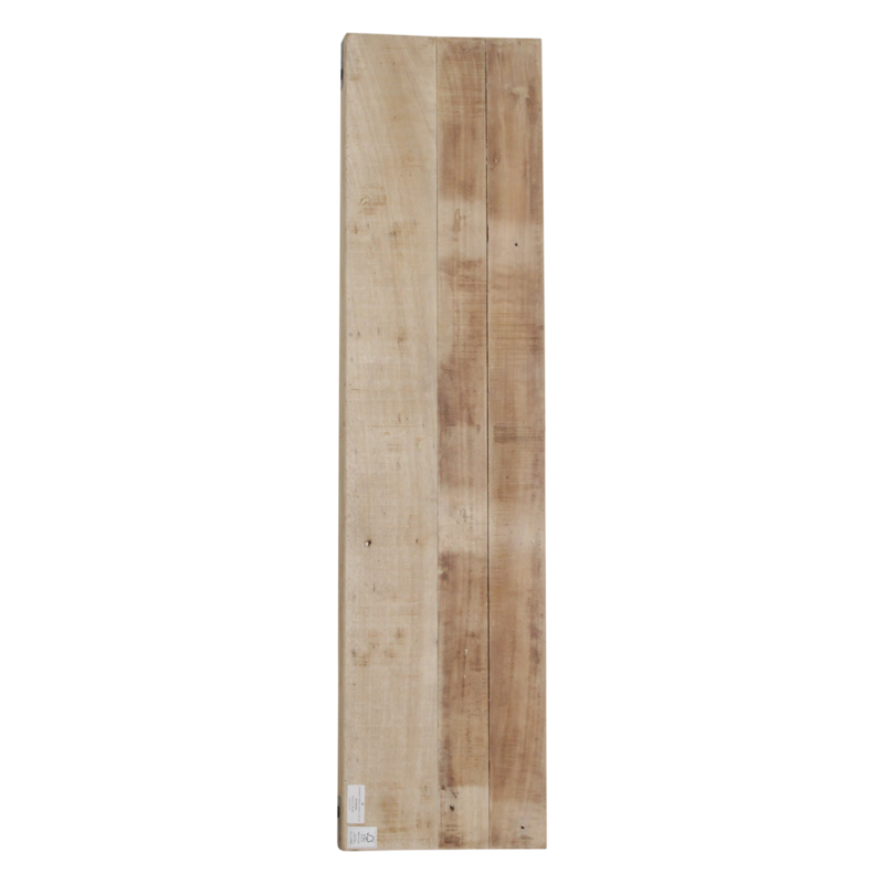 Raw Materials-collectie Limewash inklapbare eetkamerbank - FSC-gerecycled hout -120 cm