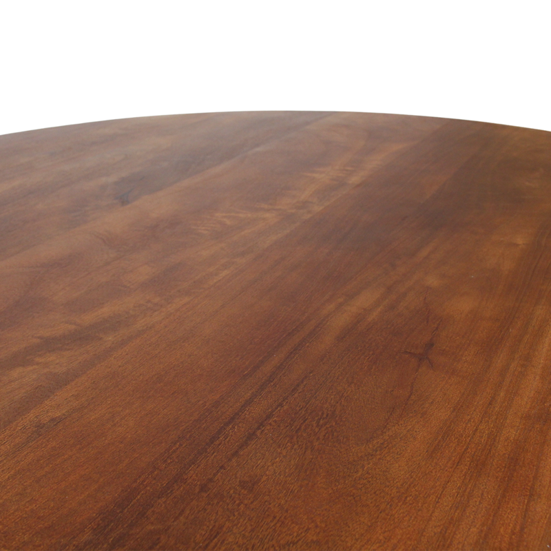Raw Materials-collectie Bullnose Coliseo ronde mangohouten eettafel - Ø 120 cm