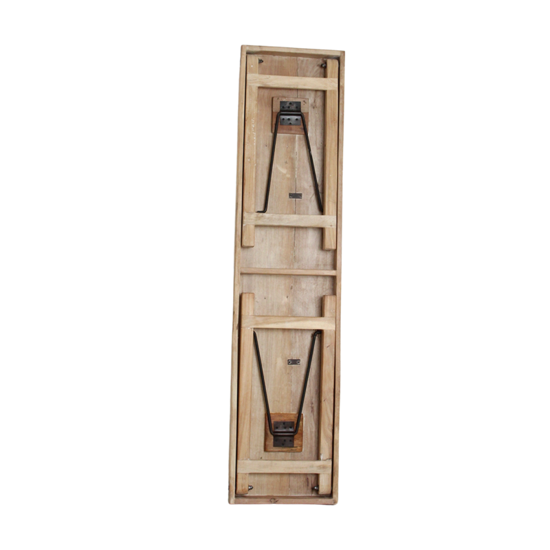 Raw Materials-collectie Limewash opklapbare wandtafel/console tafel - 170x40x76 cm