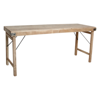 Raw Materials Limewash opklapbare eettafel - 172x60x76 cm