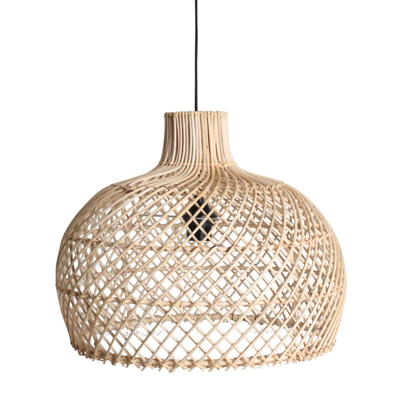 Raw Materials-collectie Maze rotan hanglamp naturel - Ø 42x36 cm