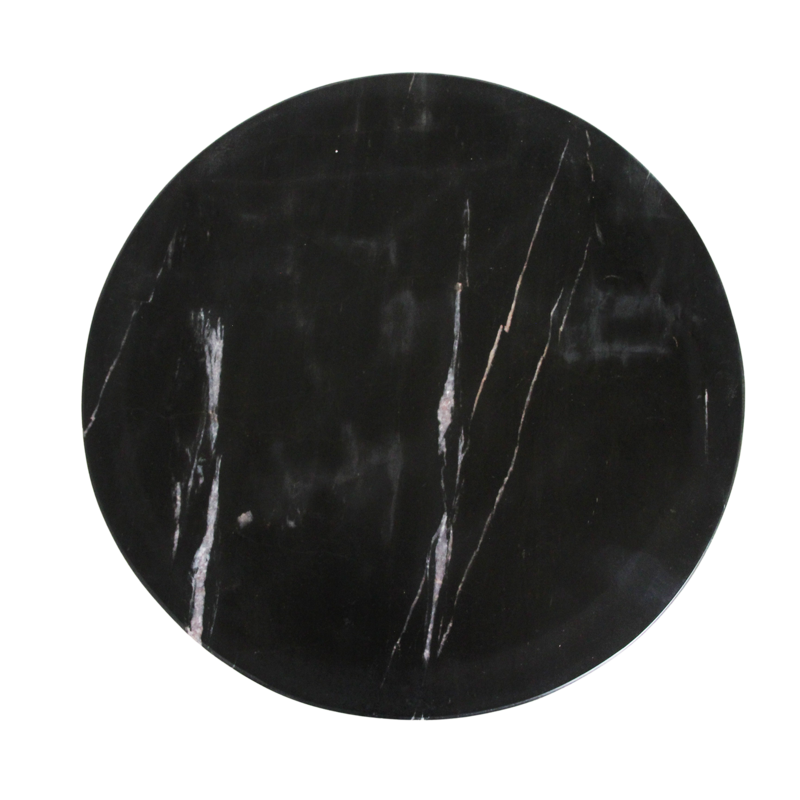 Raw Materials-collectie Sabah marmeren bijzettafel - zwart