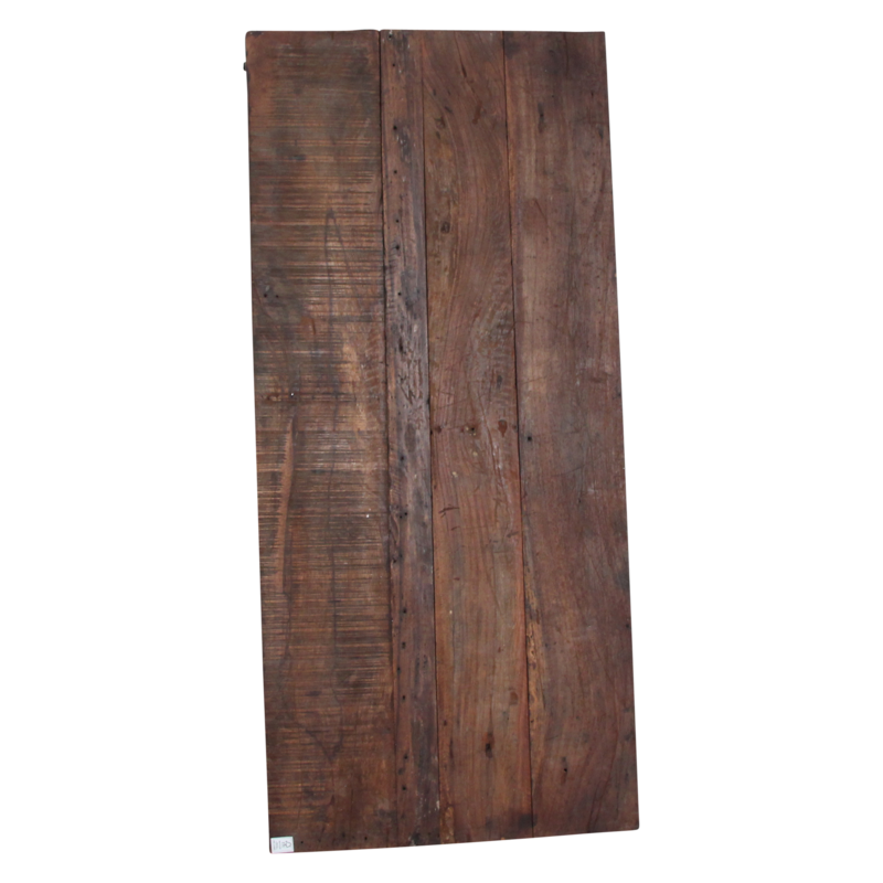 Raw Materials-collectie Inklapbare vintage eettafel - Gerecycled hout - 165x75x76 cm