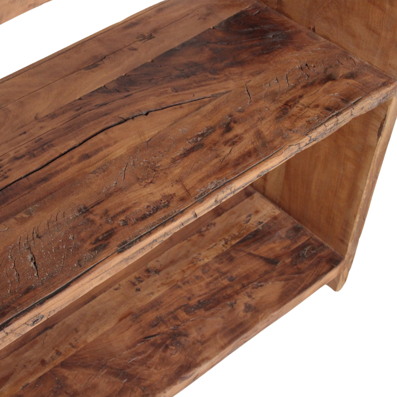 Raw Materials-collectie Farmwood opbergrek - FSC-gerecycled hout - 100x37x180 cm
