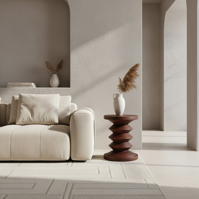 Raw Materials-collectie Pacific mangohouten kruk/bijzettafel Kiribati