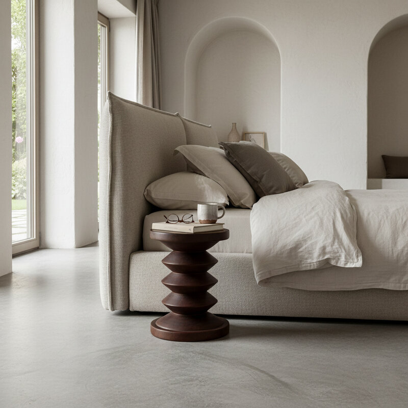 Raw Materials-collectie Pacific mangohouten kruk/bijzettafel Kiribati