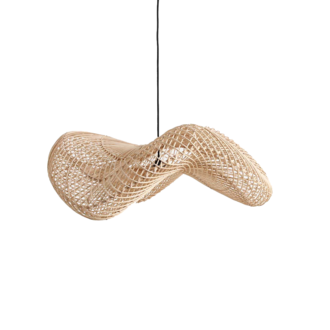 Raw Materials Wave rotan hanglamp L - Ø 71x26 cm