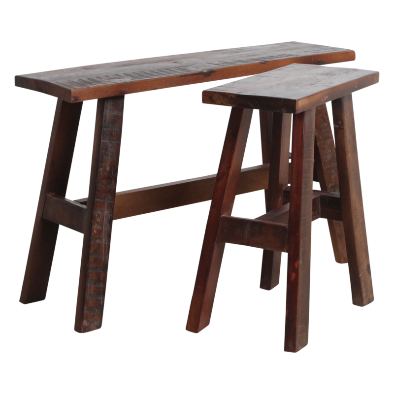 Raw Materials-collectie Factory bus stop bench large