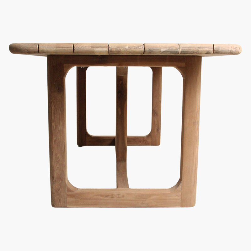 Raw Materials-collectie Primavera teakhouten tuintafel - 240 cm