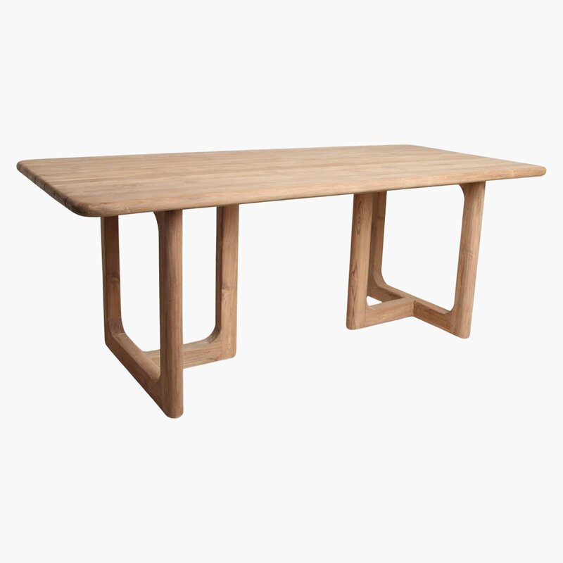 Raw Materials-collectie Primavera teakhouten tuintafel - 240 cm