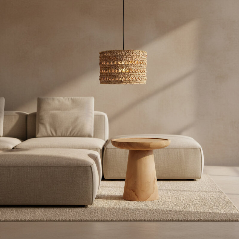 Raw Materials-collectie Herba hanglamp van zeegras - Ø 30x20 cm