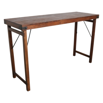 Raw Materials Inklapbare bartafel bruin - 170x60x107 cm