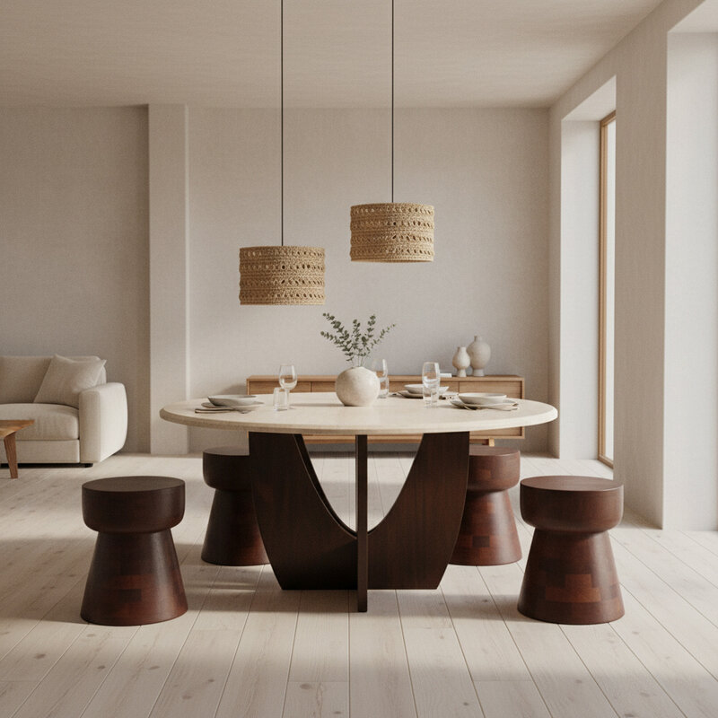 Raw Materials-collectie Herba hanglamp van zeegras - Ø 30x20 cm