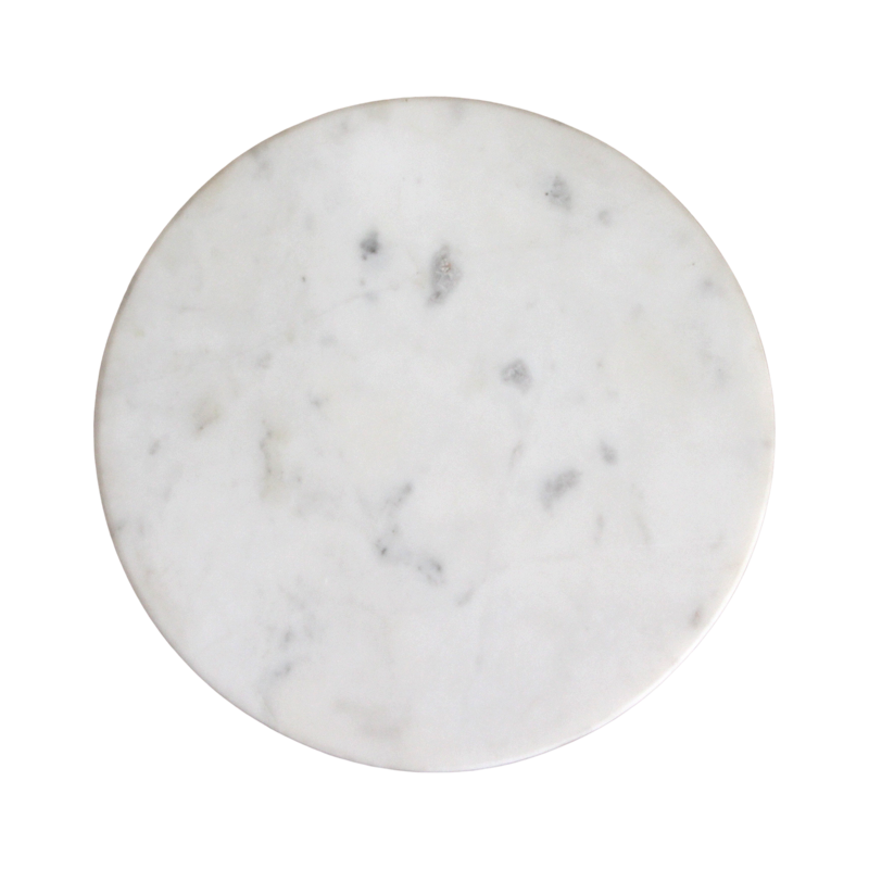 Raw Materials-collectie Atjeh marmeren bijzettafel - wit