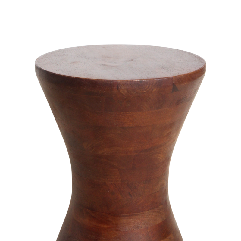 Raw Materials-collectie Pacific mangohouten kruk/bijzettafel Samoa