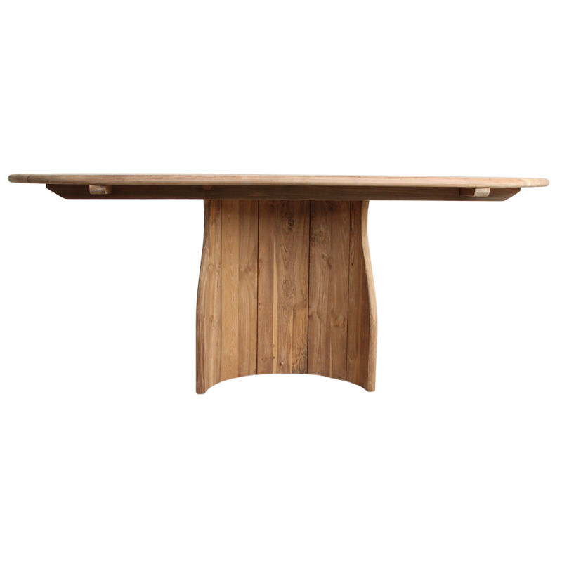 Raw Materials-collectie Verano teakhouten ovale tuintafel -  200 cm