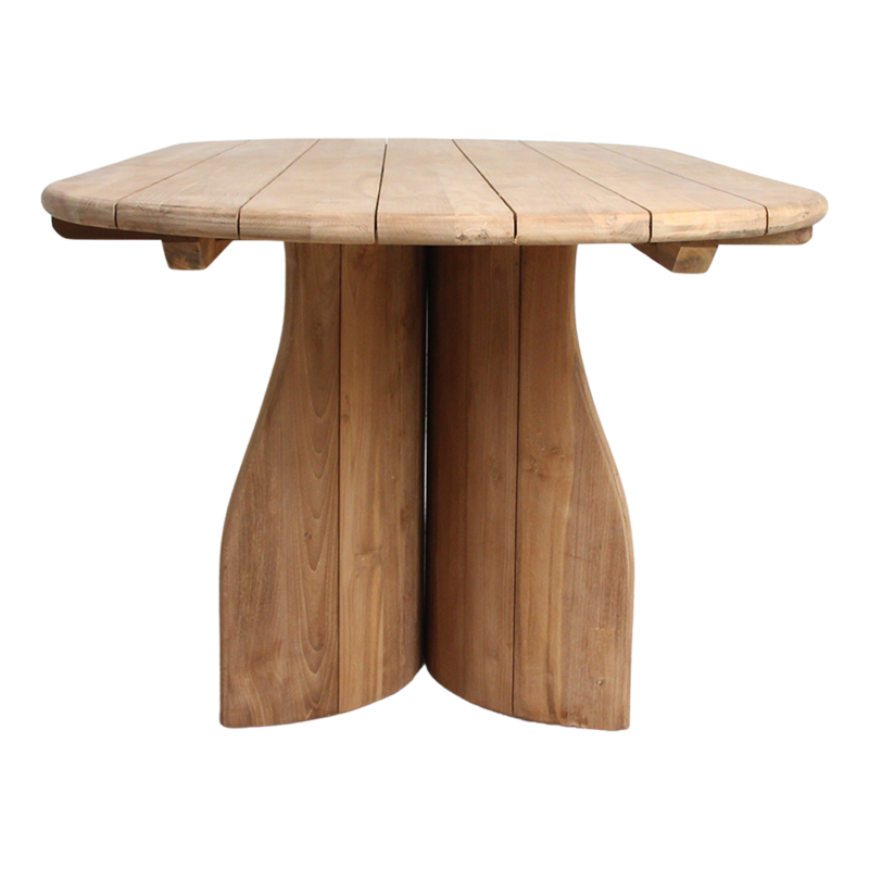 Raw Materials-collectie Verano teakhouten ovale tuintafel -  200 cm