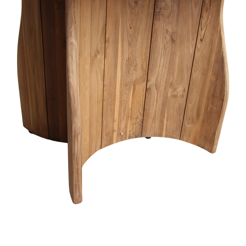 Raw Materials-collectie Verano teakhouten ovale tuintafel -  200 cm