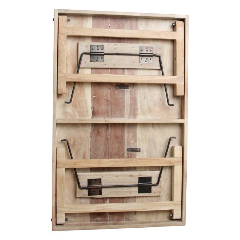 Raw Materials-collectie Limewash inklapbare salontafel - 120x75x45 cm