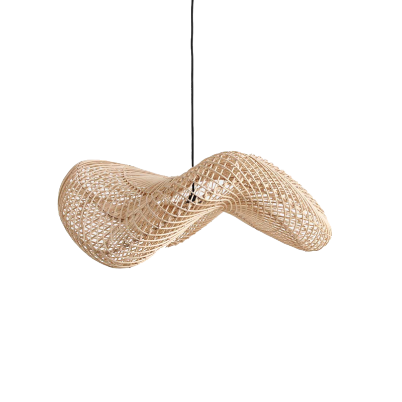 Raw Materials-collectie Wave rotan hanglamp L - Ø 71x26 cm