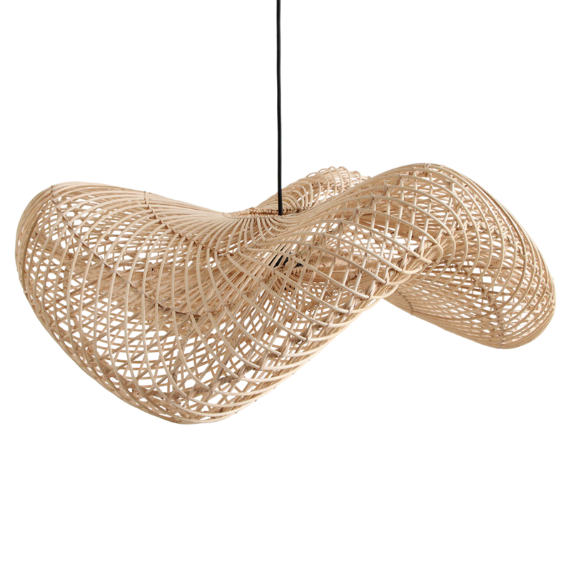 Raw Materials-collectie Wave rotan hanglamp L - Ø 71x26 cm