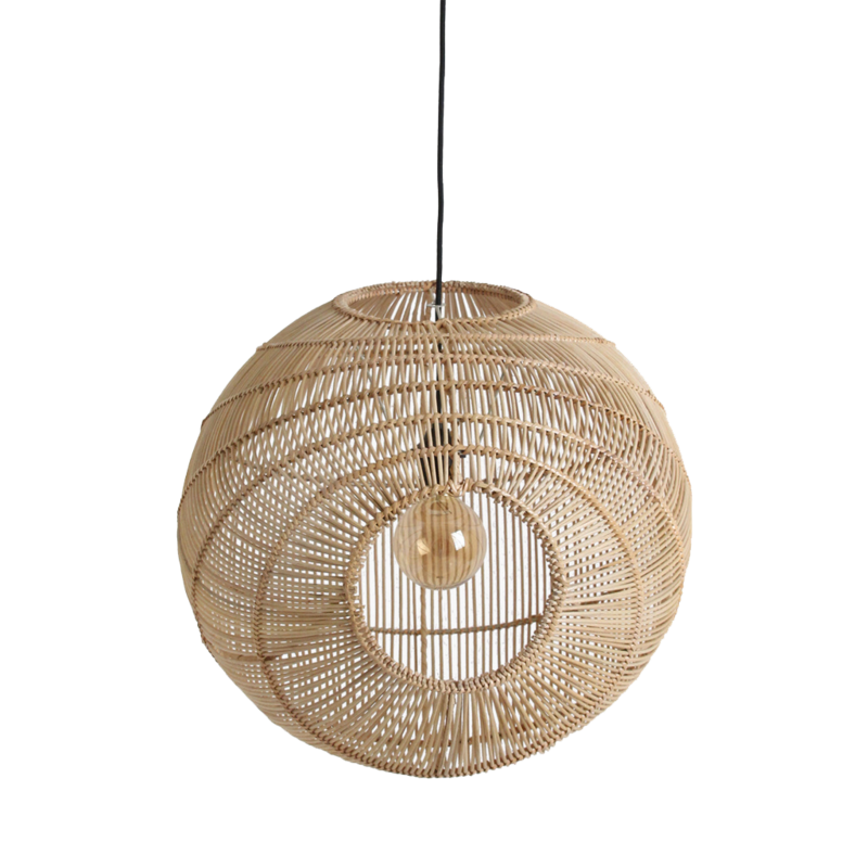 Raw Materials-collectie Luna rotan hanglamp Sphere - 50x52x50 cm