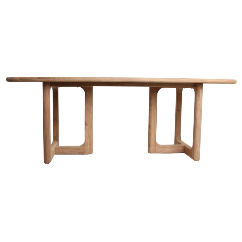 Raw Materials-collectie Primavera teakhouten tuintafel - 200 cm