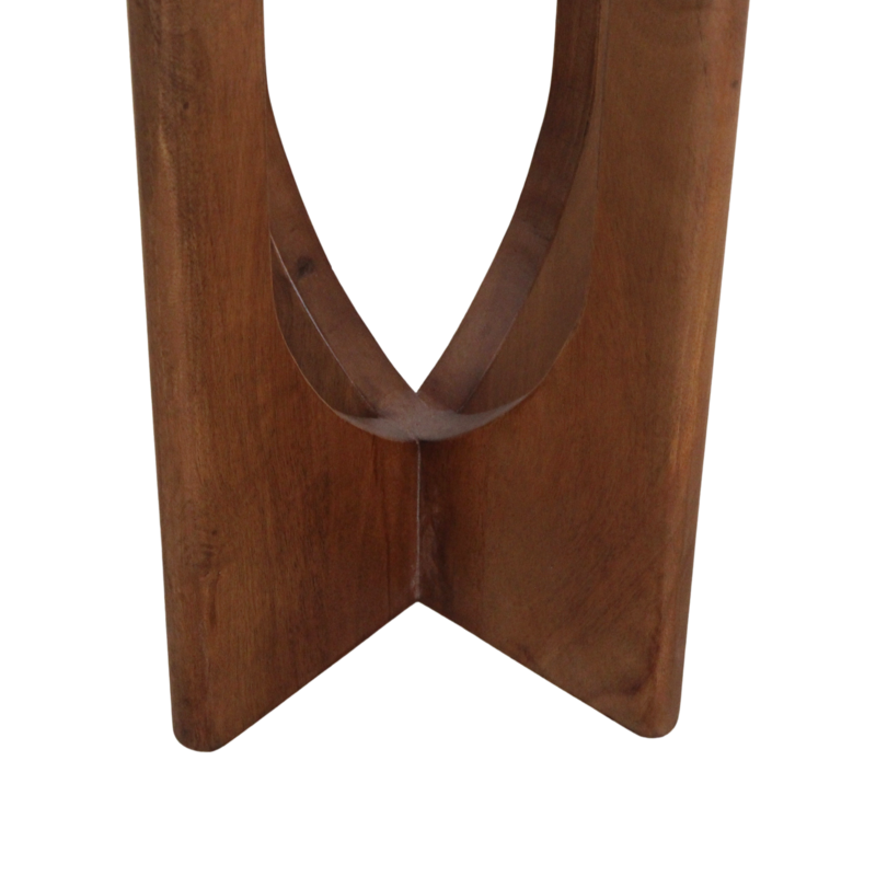 Raw Materials-collectie Brunei marmeren bijzettafel - zwart