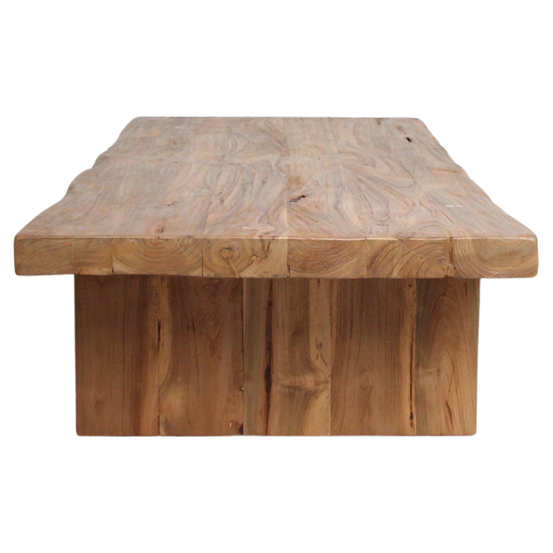 Raw Materials-collectie Teakhouten salontafel - FSC-gerecycled - 140x60x30 cm