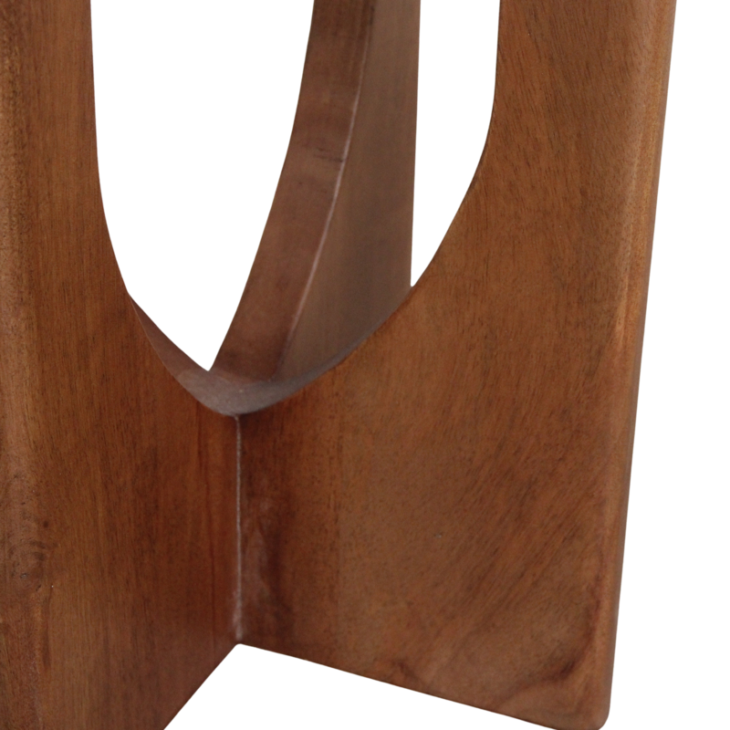 Raw Materials-collectie Brunei marmeren bijzettafel - zwart