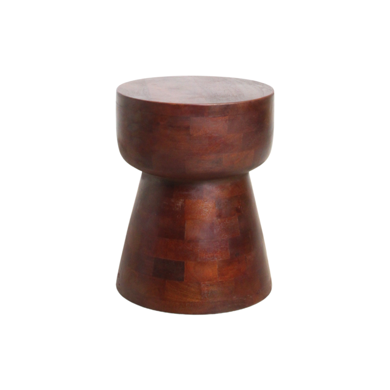 Raw Materials-collectie Pacific mangohouten kruk/bijzettafel Fiji