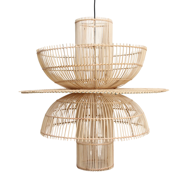 Raw Materials-collectie Saturn rotan hanglamp - Ø 65x63 cm
