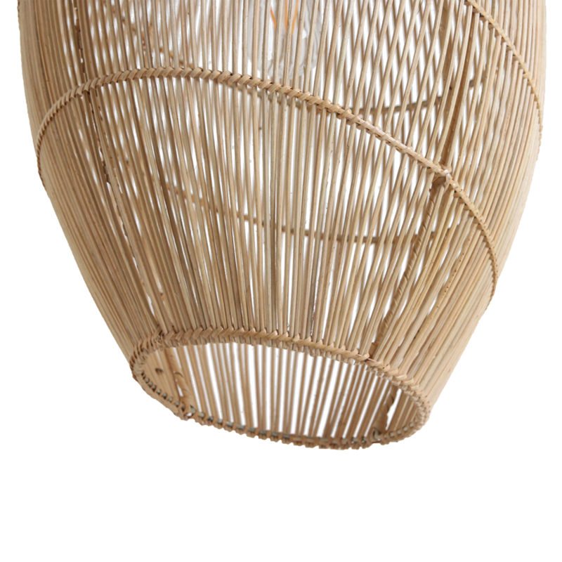 Raw Materials-collectie Luna rotan hanglamp Halo - Ø 40x60 cm