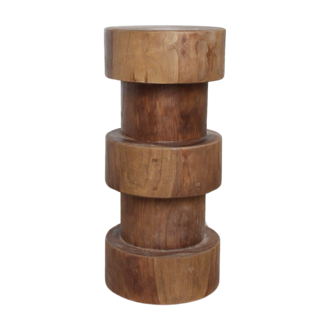 Raw Materials Forma teakhouten barkruk Totoma naturel